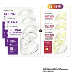 [Buy 3 Get 3 Free] Dermatory Retinal Glutathione Radiance Gel Mask Brightening & Smoothing Skin